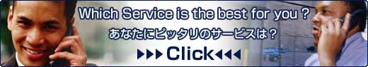 Which Service is the best for you?  ���Ȃ��Ƀs�b�^���̃T�[�r�X�́H